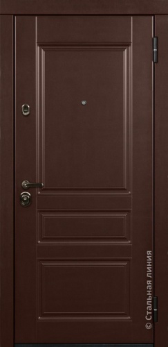 Дверь Бристоль Лайт цвет коричневый/слоновая кость 860х2050 мм