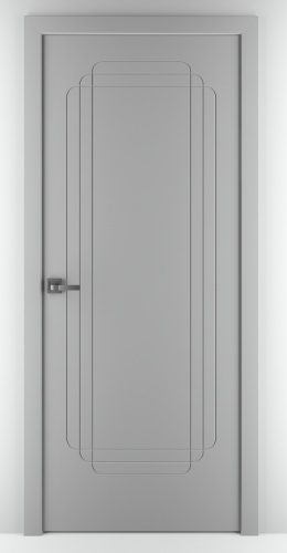 Межкомнатная дверь Zadoor ПГ Эмаль ART LITE Realta Светло-серый
