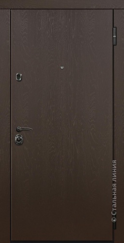 Дверь Ультра цвет черный кашемир/белый кашемир 860х2050 мм