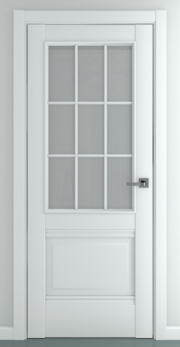 Межкомнатная дверь Zadoor ПО Венеция В4 АК Матовый Белый