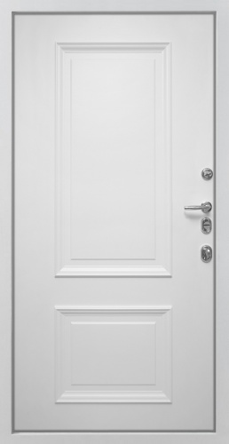 Дверь Манхэттен цвет жемчужно-геницианово-синий/белый 880х2060 мм фото 2