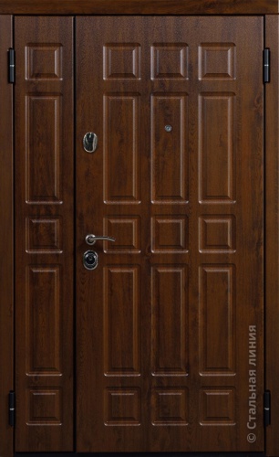 Дверь Атлант цвет дуб темный/дуб беленый 1460х2050 мм