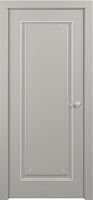 Межкомнатная дверь Zadoor ПГ Неаполь Тип3 Грей Декоративная Патина Серебро