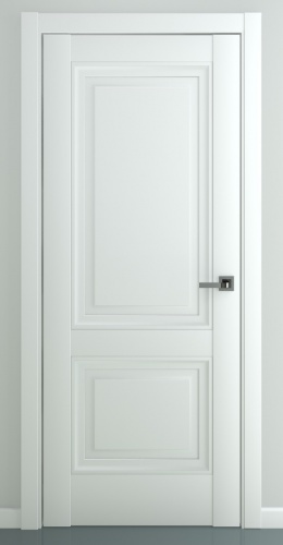 Межкомнатная дверь Zadoor ПГ Венеция В2 Матовый Белый
