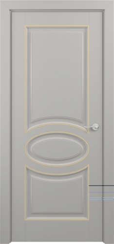 Межкомнатная дверь Zadoor ПГ Прованс Тип2 Грей Патина Золото