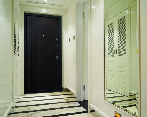 Дверь Даллас цвет коричневый/коричневый 880х2060 мм фото 4