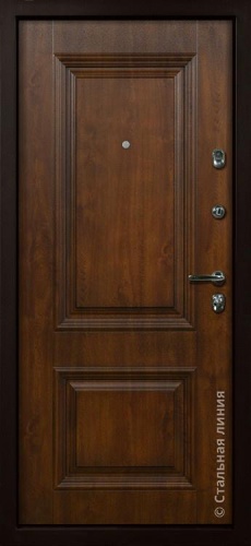 Дверь Британия цвет дуб золотистый/дуб золотистый 880х2060 мм фото 2