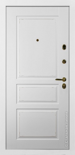 Дверь Амели цвет коричневый/белый 860х2050 мм фото 2