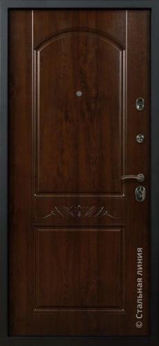 Дверь Верона цвет дуб золотистый/белый 860х2050 мм фото 2