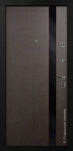 Дверь Чикаго цвет дуб грей/венге темный 860х2050 мм фото 2