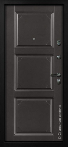Дверь Лорд цвет коричневый/коричневый 880х2060 мм фото 2