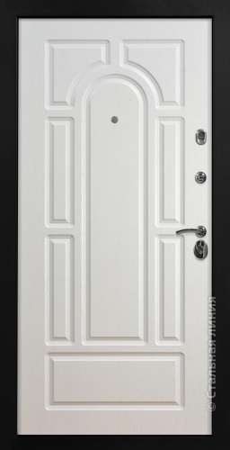 Дверь Талер цвет крафтовый дуб/дуб снежный 860х2050 мм
