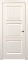 Межкомнатная дверь Zadoor ПГ Гранд Тип3 Жемчужно-перламутровый Декоративная Патина Золото