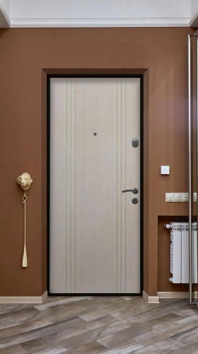 Дверь Бруклин цвет черно-серый/ncs s 5020-g50y 860х2050 мм фото 3