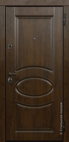 Дверь Дублин Лайт цвет дуб темный/белый 860х2050 мм