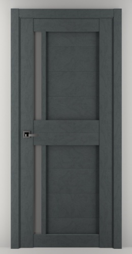 Межкомнатная дверь Zadoor ПО SP-57 Темный бетон