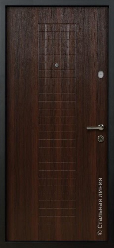 Дверь Омега цвет венге темный/венге темный 860х2050 мм фото 2