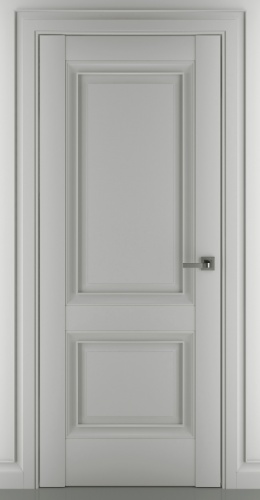 Межкомнатная дверь Zadoor ПГ Венеция В1 Матовый Серый