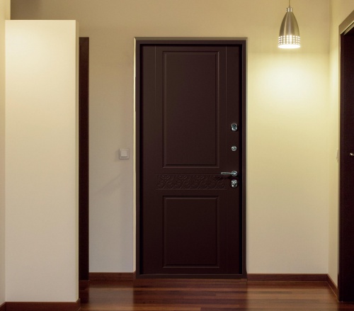 Дверь Паттерн цвет коричневый/коричневый 880х2060 мм фото 3