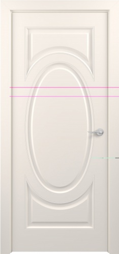 Межкомнатная дверь Zadoor ПГ Лувр Тип1 Жемчужно-перламутровый Патина Серебро