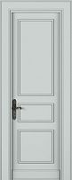 Межкомнатная дверь  Модель №203B ПО Остекленная  цвета ral 7035