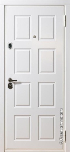 Дверь Шато цвет белый/белый 880х2060 мм
