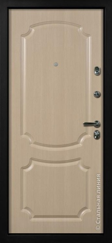 Дверь Триумф цвет орех темный/венге светлый 880х2060 мм фото 2