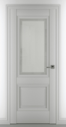 Межкомнатная дверь Zadoor ПО Венеция В3 Матовый Серый