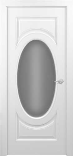 Межкомнатная дверь Zadoor ПО Лувр Тип2 Белый Без патины