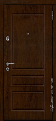 Дверь Лондон цвет черно-серый/черно-серый 860х мм