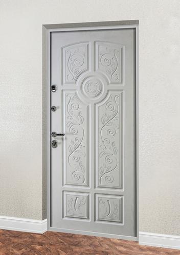 Дверь Бергамо цвет белый/белый 880х2060 мм фото 3