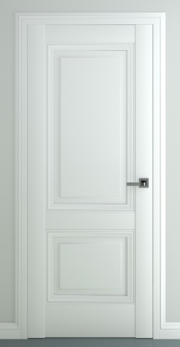 Межкомнатная дверь Zadoor ПГ Венеция В3 Матовый Белый