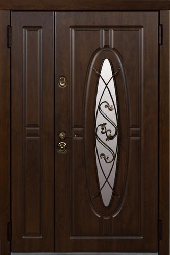 Дверь Консул цвет коричневый/коричневый 1280х2060 мм