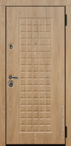 Дверь Токио цвет дуб темный/дуб беленый 880х2060 мм
