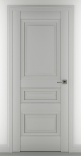 Межкомнатная дверь Zadoor ПГ Ампир В3 Матовый Серый