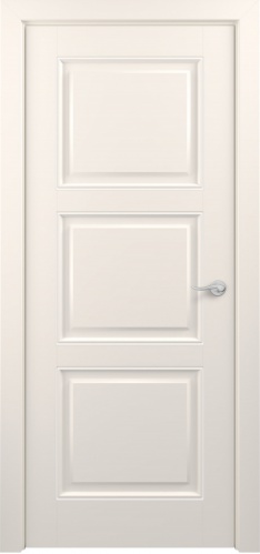 Межкомнатная дверь Zadoor ПГ Гранд Тип1 Жемчужно-перламутровый Патина Серебро