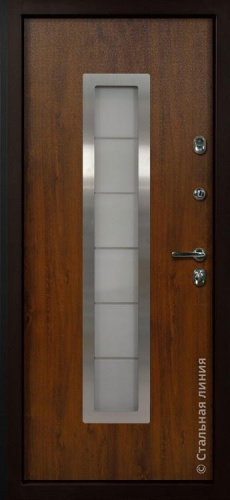 Дверь Бремен цвет коричневый/коричневый 880х2060 мм фото 2
