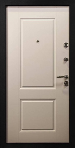 Дверь Реймонд цвет черный кашемир/белый кашемир 880х2060 мм фото 2