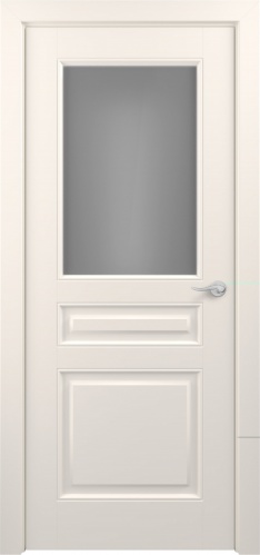 Межкомнатная дверь Zadoor ПО Ампир Тип1 Жемчужно-перламутровый Без патины