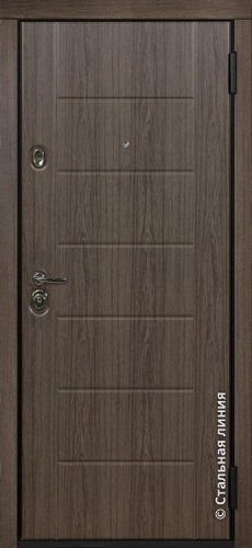 Дверь Невада цвет коричневый/коричневый 880х2060 мм
