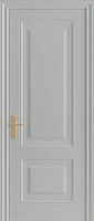 Глухая межкомнатная дверь RM012  цвета ral 7035