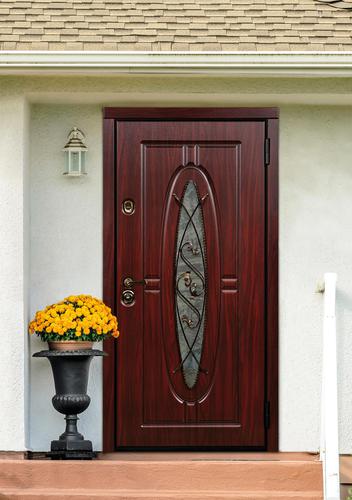 Дверь Монарх цвет коричневый/коричневый 880х2060 мм фото 3