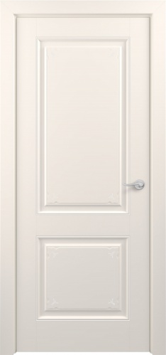 Межкомнатная дверь Zadoor ПГ Венеция Тип3 Жемчужно-перламутровый Декоративная Патина Серебро