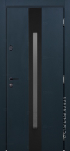 Дверь Берген цвет антрацит/антрацит 860х2050 мм