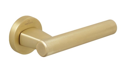 Ручки дверные CEBI FUGI DIAMOND цвет MP35 (матовое золото)