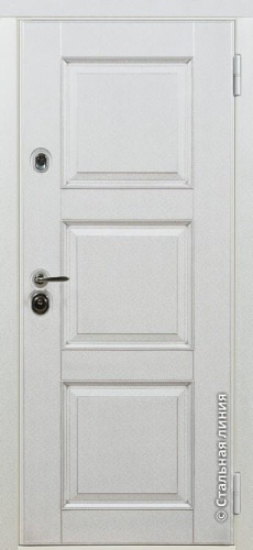 Дверь Виконт цвет дуб темный/белый 880х2060 мм
