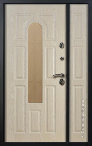 Дверь Севилья цвет дуб темный/дуб беленый 1460х2050 мм фото 2