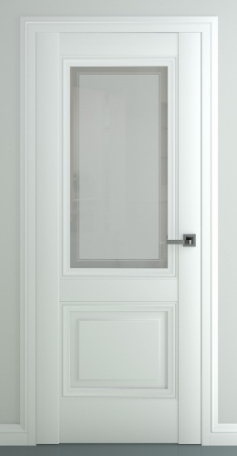 Межкомнатная дверь Zadoor ПО Венеция В3 Матовый Белый