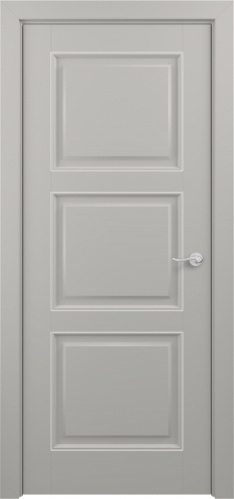 Межкомнатная дверь Zadoor ПГ Гранд Тип1 Грей Патина Серебро