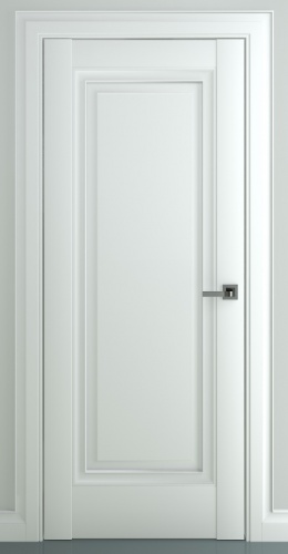 Межкомнатная дверь Zadoor ПГ Неаполь В1 Матовый Белый